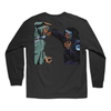 CHOCOLATE X INTERSCOPE LIQUID SWORDS LONG SLEEVE TEE - BLACK