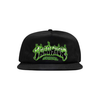 THRASHER MAGAZINE - AIRBRUSH SNAPBACK CAP - BLACK