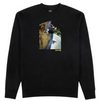 Thrasher Trasher Mic-E Wallride Crew Sweatshirt - Black