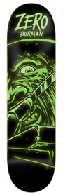 Zero Burman Fright Night GITD Skateboard Deck - 8.25"