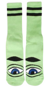 TOY MACHINE SKATEBOARDS Toy Machine Sect Eye 3 Socks - Green