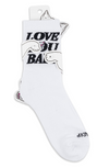 RIPNDIP LOVE YOU MID SOCKS - WHITE