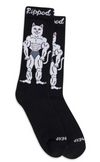 RIPNDIP Ripped N Dipped Socks - Black