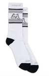 RIPNDIP PEEKING NERMAL SOCKS - WHITE