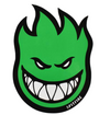 Spitfire Wheels Bighead Skateboard Sticker 4.5'' x 6''- Green