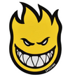 Spitfire Wheels Bighead Skateboard Sticker 4.5'' x 6''- Yellow