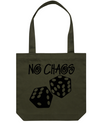 NO CHAOS NO DICE MATE TOTE BAG