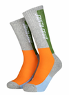 Santa Cruz Sock Strip Panel  - Light Grey