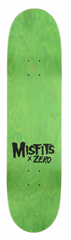 Zero x Misfits Bat Fiend GITD Deck Skateboard Deck - 8.25"