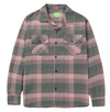 HUF SMASH FLANNEL OVERSHIRT - PINK