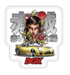 DGK Red Future Sticker -  3" x 4"