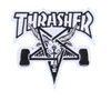 THRASHER SK8 GOAT PATCH WHITE / BLACK