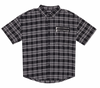 BLACK AND WHITE LUMBERCRACK SHORT SLEEVE SHIRT