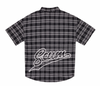 BLACK AND WHITE LUMBERCRACK SHORT SLEEVE SHIRT