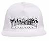 Thrasher x Antihero Mag Banner Snapback Cap - White