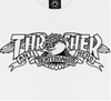 Thrasher x Antihero Mag Banner Skate T-Shirt - White