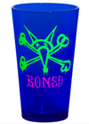 Powell Peralta Pint Glass Vato Rat Blacklight