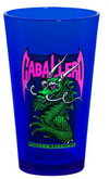 Powell Peralta Pint Glass Cab Street Dragon Blacklight