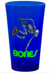 Powell Peralta Pint Glass Skateboard Skeleton Blacklight