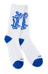 LOS RIPNDIP SOCKS - WHITE/BLUE