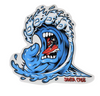 Santa Cruz Skateboards Screaming Wave Sticker - 4'' x 4.25''