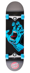 SANTA CRUZ SCREAMING HAND COMPLETE SKATEBOARD 8" - BLACK