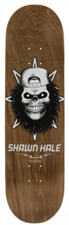 BIRDHOUSE 8.5" SHAWN HALE SKATEBOARD DECK -  BROWN