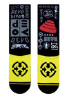 MERGE4- DEVO OBSESSO CREW SOCKS