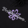 WELCOME X BRITNEY FLOWER PIGMENT-DYED HOOD - BLACK