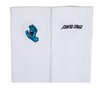 Santa Cruz Screaming Mini Hand Socks - White