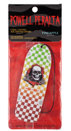 Powell Peralta Ripper Checker Rasta Fade Air Freshener - Pineapple Scent