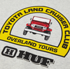 HUF X TOYOTA OVERLAND TOURING CREWNECK SWEATSHIRT - ASH