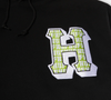 HUF THICC H PULLOVER HOODIE - BLACK