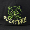 The Creeper Unstructured Creature Hat - Black