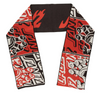 Santa Cruz Handled Scarf - Black/Red/White