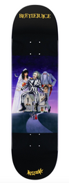 BEETLEJUICE X WELCOME - SHOWTIME ON POPSICLE - BLACK/PURPLE DIP - 8.5"