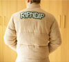 RIPNDIP INTERTWINED CORDUROY PUFFER JACKET - KHAKI