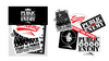 LAKAI X PUBLIC ENEMY 6 PACK STICKERS - MULTI