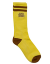 ANTI HERO SOCKS BLACKHERO OUTLINE EMB PALE YELLOW / BROWN