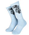 Santa Cruz Sommer Sparrow Socks (2 Pack) Crystal Blue / White