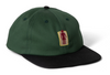 GIRL OG NATURALS 5 PANEL HAT - FOREST GREEN