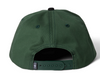 GIRL OG NATURALS 5 PANEL HAT - FOREST GREEN