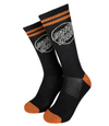 SANTA CRUZ KICK 2 PACK SOCKS - BLACK PUMPKIN