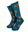 SANTA CRUZ DRESSEN ROSES SOCKS - DARK TEAL