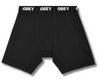 OBEY ESTABLISHED WORKS 2 PACK BOXERS - BLACK