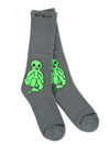 RIPNDIP LORD ALIEN SOCKS - CHARCOAL