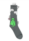 RIPNDIP LORD ALIEN SOCKS - CHARCOAL