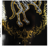 HARRY POTTER X WELCOME - THESTRAL ON WIDOW - BLACK/GOLD FOIL - 10"