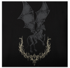 HARRY POTTER X WELCOME - THESTRAL BOXY GARMENT-DYED T-SHIRT - BLACK
