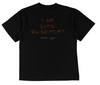 HARRY POTTER X WELCOME - VOLDEMORT BOXY GARMENT-DYED T -SHIRT - BLACK